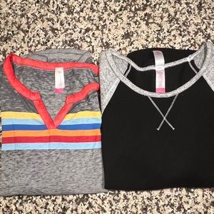 Women’s No Boundaries Long Sleeves Shirts Junior XL Lot of 2